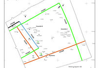 Phasage chronologique des structures archéologiques du site gaulois de Tanéria à Verdun-sur-Garonne (Tarn-et-Garonne), 2017. Phase 1 : début du dernier tiers du IIe s.avant J.C. ; Phase 2 : fin IIe s. avant J.C. ; Phase 3 : deuxième tiers du Ier s. avant J.C.