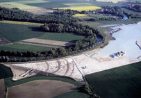 Vue aérienne du site  Le Gros Buisson, Villiers-sur-Seine (Seine-et-Marne), 2005